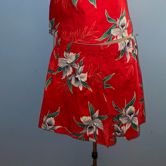 Vintage Banana Bay of Hawaii Floral Shorts Set - Picture 2 of 2